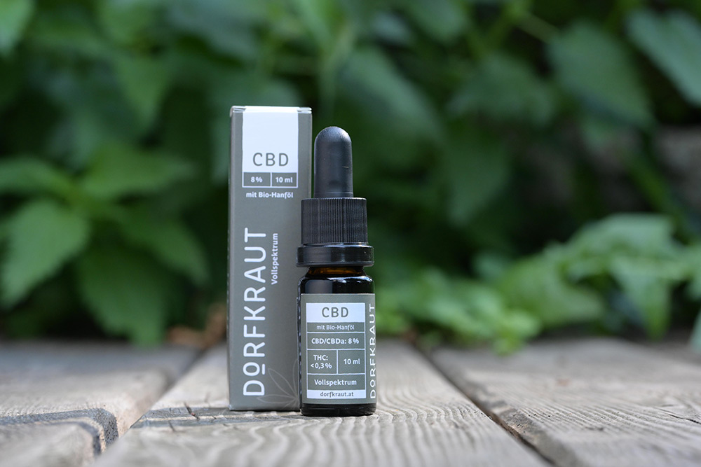 CBD Öl 8% | Vollspektrum CBD Tropfen aus Österreich